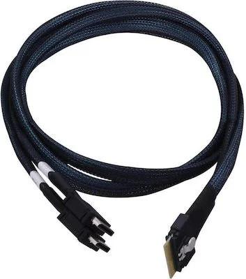 Φωτογραφία προϊόντος: Microchip Adaptec Kabel SFF8654 -> 2 x4 SFF8654 intern 0.8m SlimSAS - SlimSAS