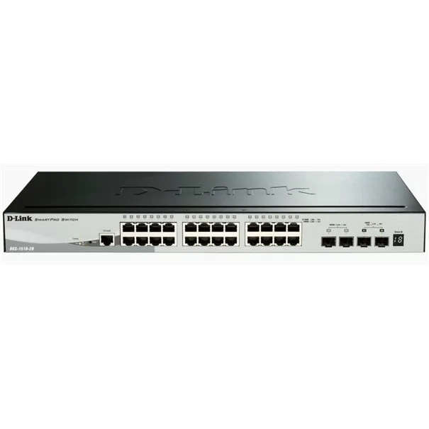 Φωτογραφία προϊόντος: D-Link Switch DGS-1510-28X/E 24xGBit/4xSFP+ Ohne UK Stecker