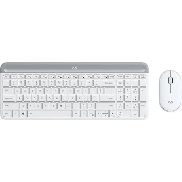 Φωτογραφία προϊόντος: Logitech Desktop MK470 Wireless compact [DE] white+++