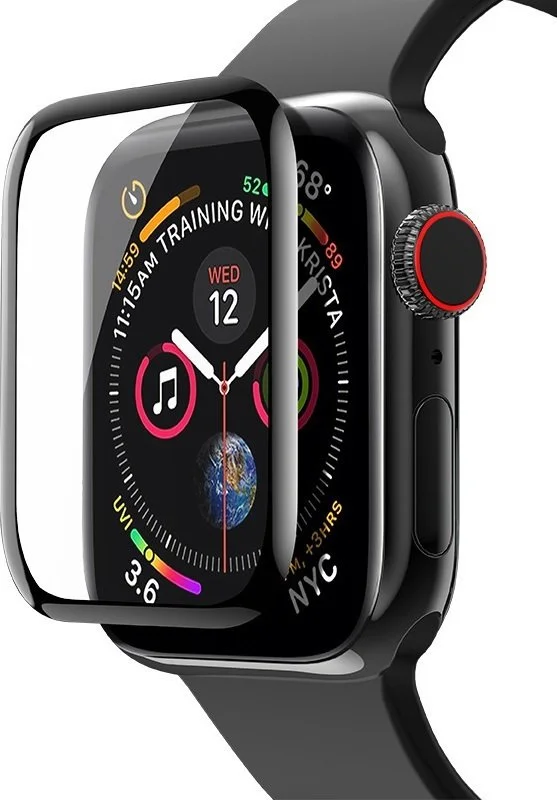 Φωτογραφία προϊόντος: Tempered Glass Hoco 0.15mm Curved Silk Screen 40mm για Apple Watch 4 Μαύρο Hoco 6957531093008