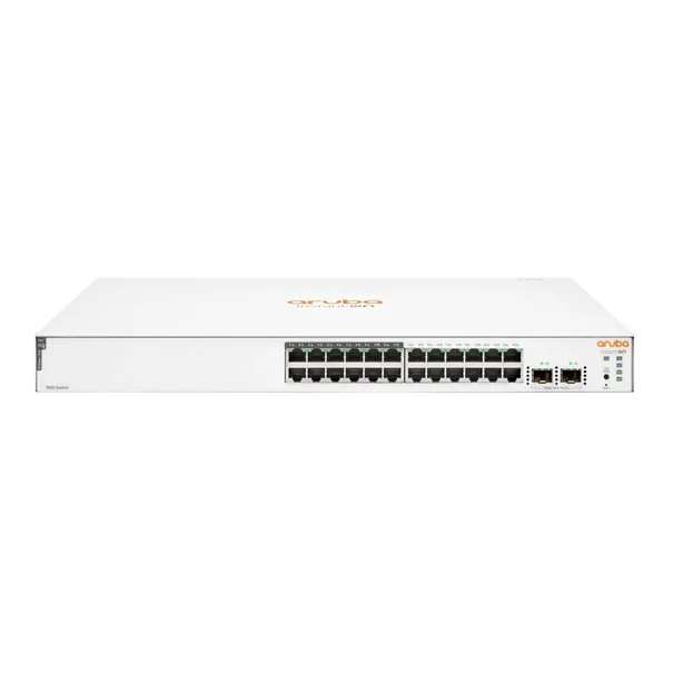 Φωτογραφία προϊόντος: Hewlett Packard HPE Aruba Switch 1830 24G 2SFP 24xGBit/2xSFP (12xPoE/195W) JL813A