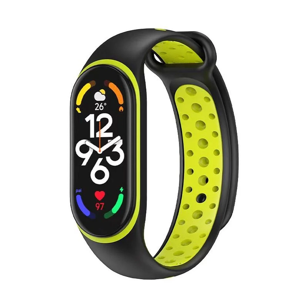 Φωτογραφία προϊόντος: OEM Strap sport for smartband Xiaomi Mi Band 5 / 6 / 7 green (05)