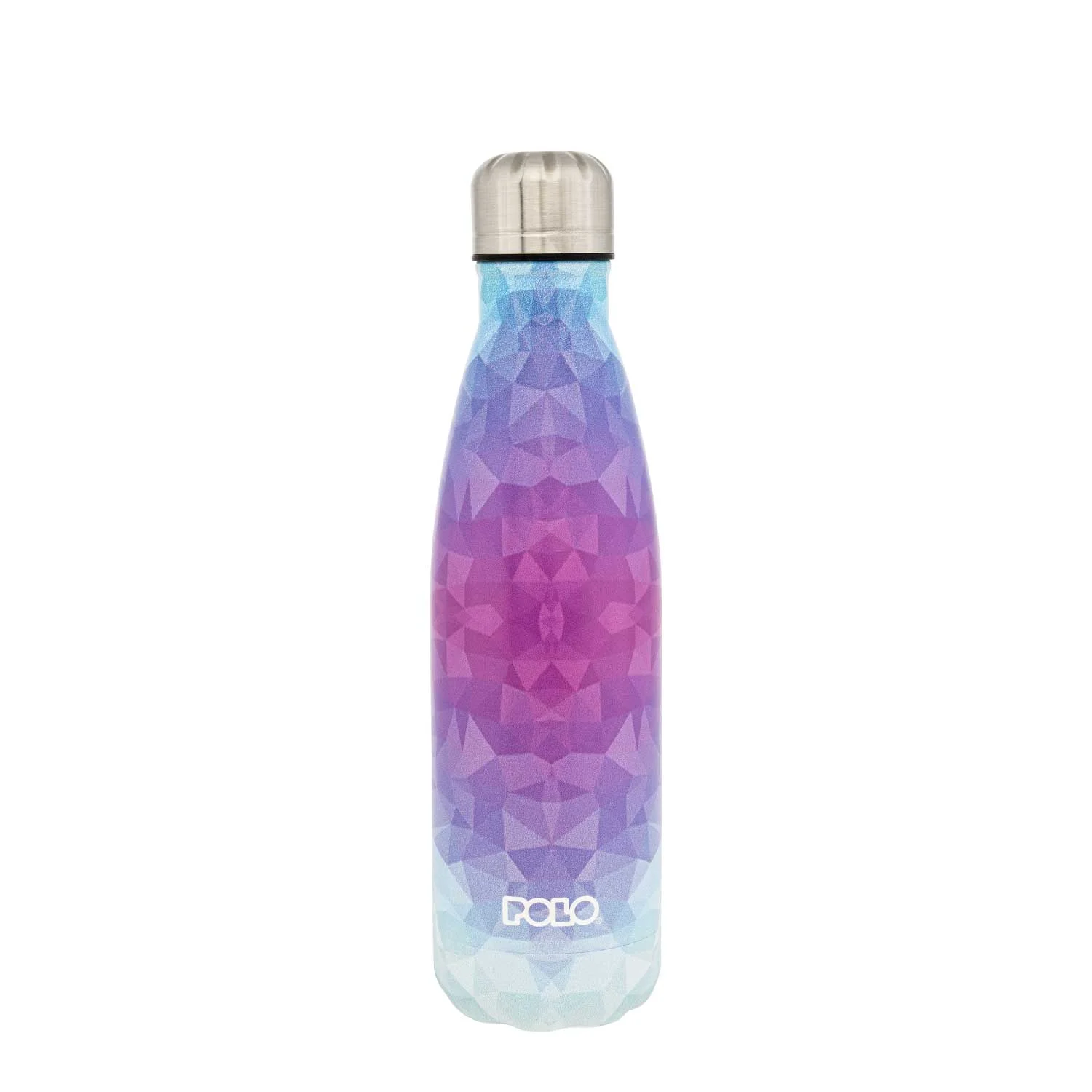 Φωτογραφία προϊόντος: POLO STAINLESS STEEL THERMOS BOTTLE 0.5L SHAPES - MULTI