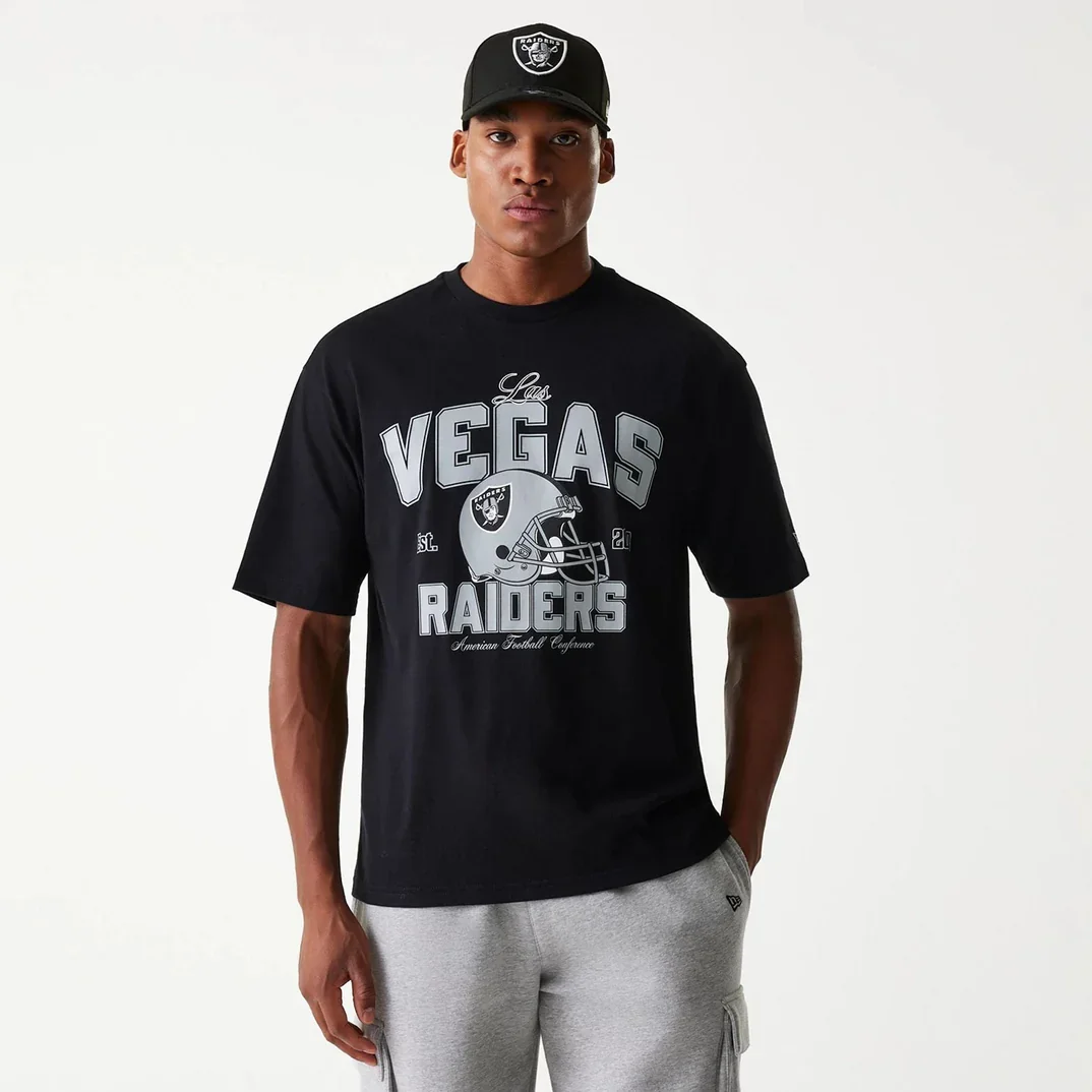 Φωτογραφία προϊόντος: NEW ERA LAS VEGAS RAIDERS NFL HELMET TEE - ΜΑΥΡΟ
