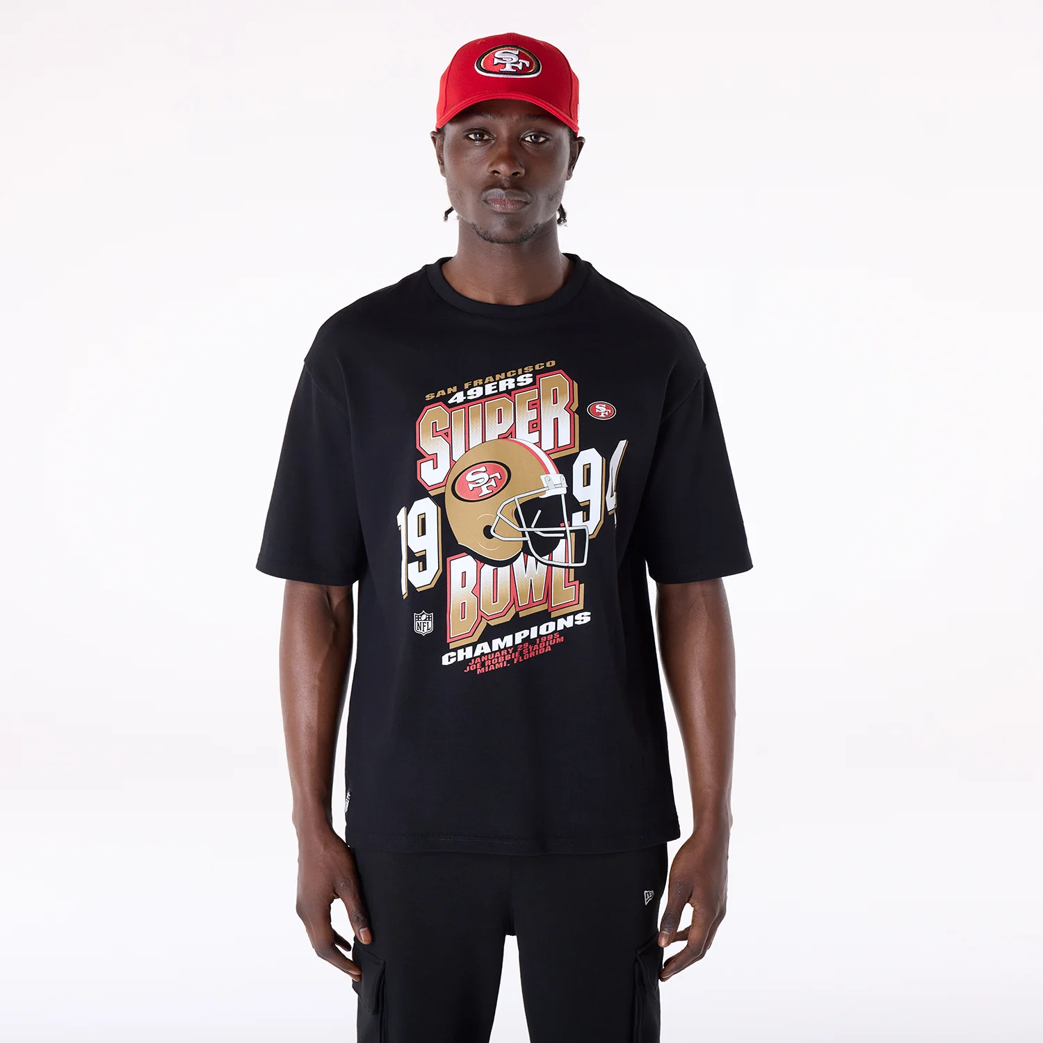 Φωτογραφία προϊόντος: NEW ERA SAN FRANCISCO 49ERS NFL HELMET TEE - ΜΑΥΡΟ