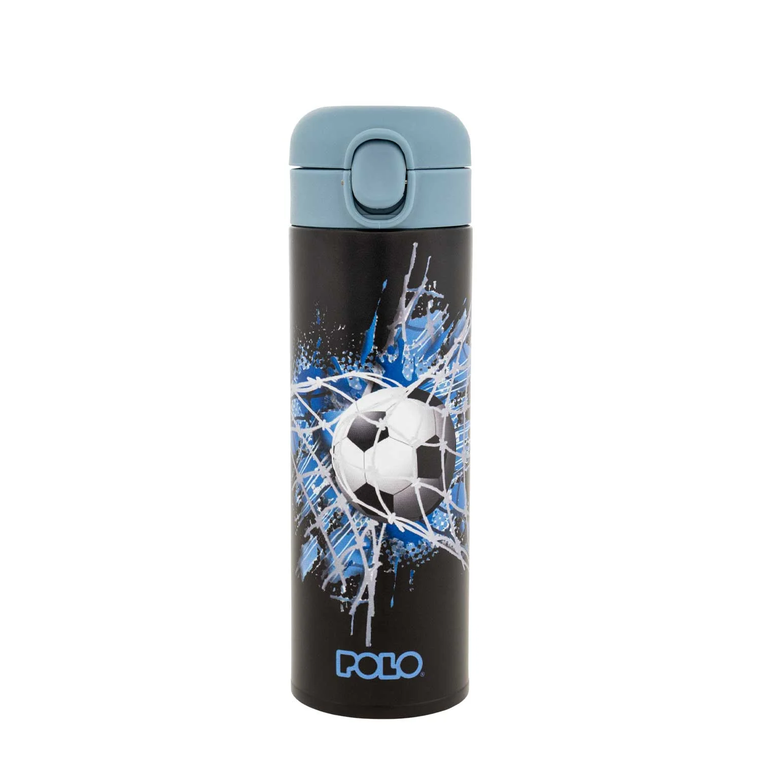 Φωτογραφία προϊόντος: POLO STAINLESS STEEL JUNIOR THERMOS BOTTLE 0.25L - ΜΑΥΡΟ