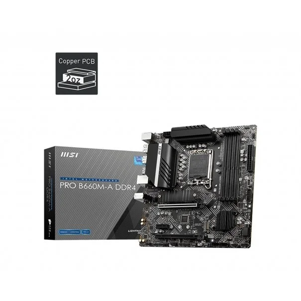 Φωτογραφία προϊόντος: MSI PRO H610M-G DDR4 S1700/DP-HDMI-VGA/M.2/RJ45/µATX