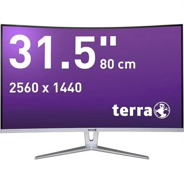 Φωτογραφία προϊόντος: WORTMANN AG TERRA LCD/LED 3280W V2 silver/white CURVED 2xHDMI/DP