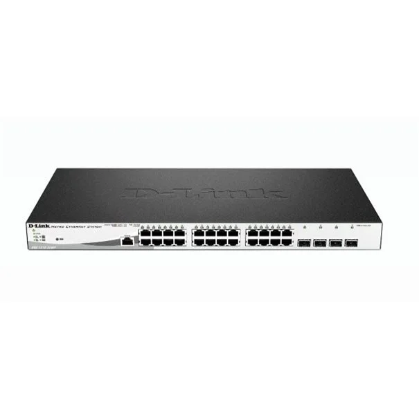 Φωτογραφία προϊόντος: D-Link Switch DGS-1210-28MP/E 24xGBit/4xSFP 19" Managed PoE (370W)
