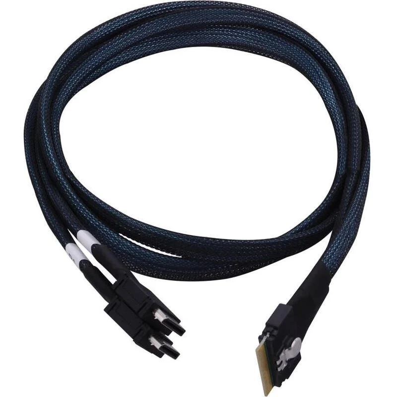 Φωτογραφία προϊόντος: Microchip Adaptec Kabel SFF8654->SFF8612 2x Oculinks x4 intern 0.8m