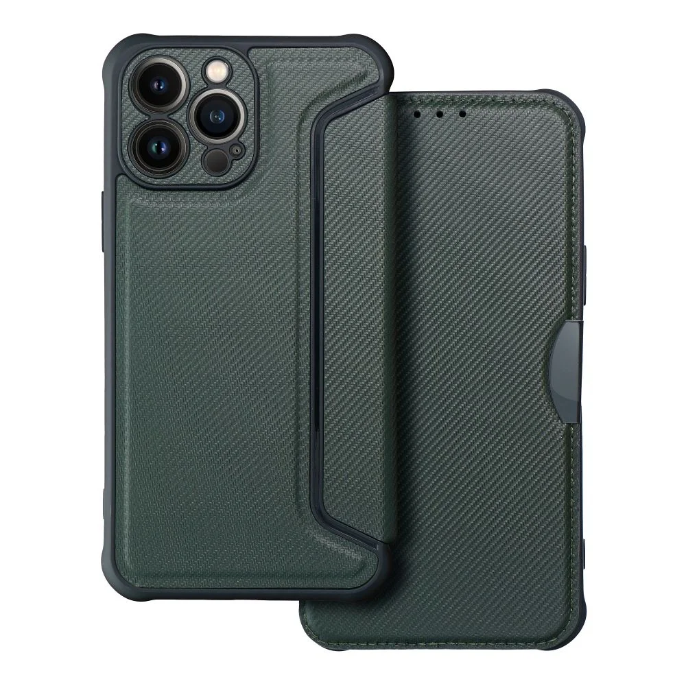 Φωτογραφία προϊόντος: OEM RAZOR Book for iPhone 13 PRO MAX dark green