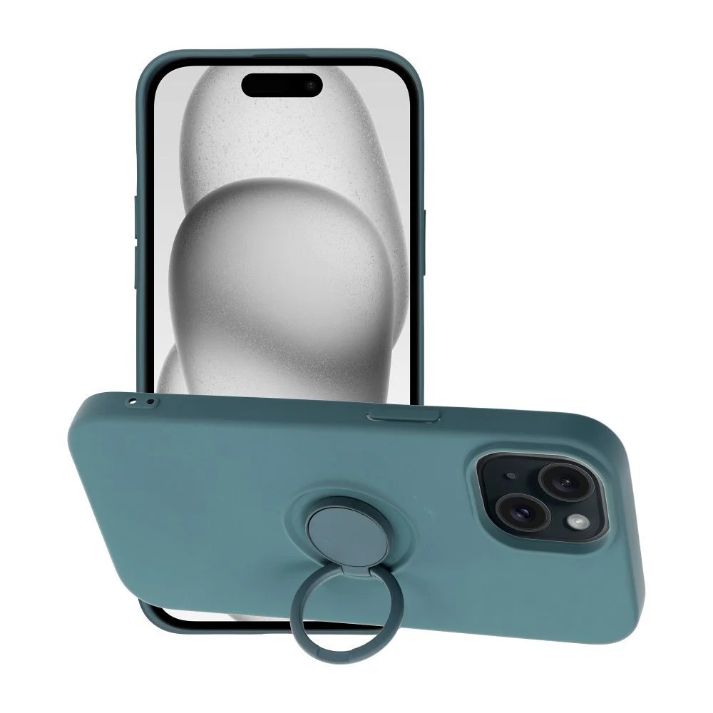 Φωτογραφία προϊόντος: OEM SILICONE RING Case for IPHONE 15 green