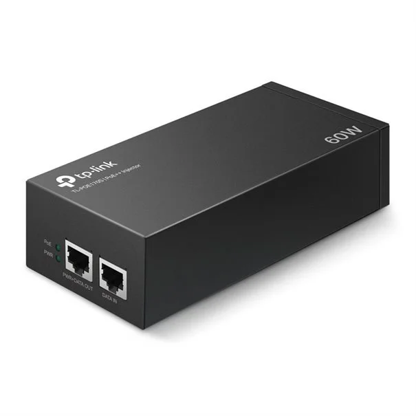 Φωτογραφία προϊόντος: TP-LINK PoE++ Injektor TL-POE170S 60W PoE Power 1× Gigabit PoE Port, 1× Gigabit Non-PoE Port