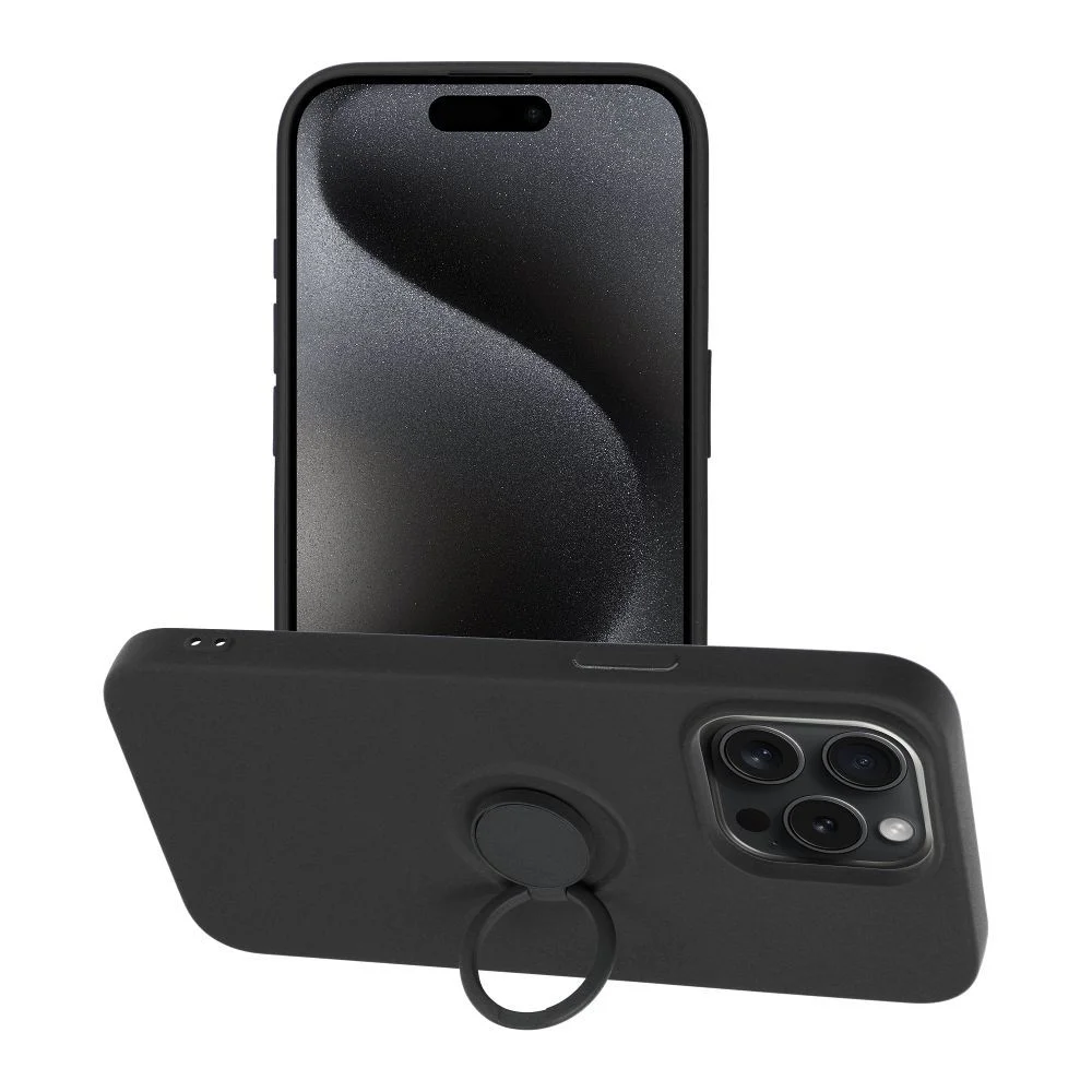 Φωτογραφία προϊόντος: OEM SILICONE RING Case for IPHONE 15 PRO MAX black