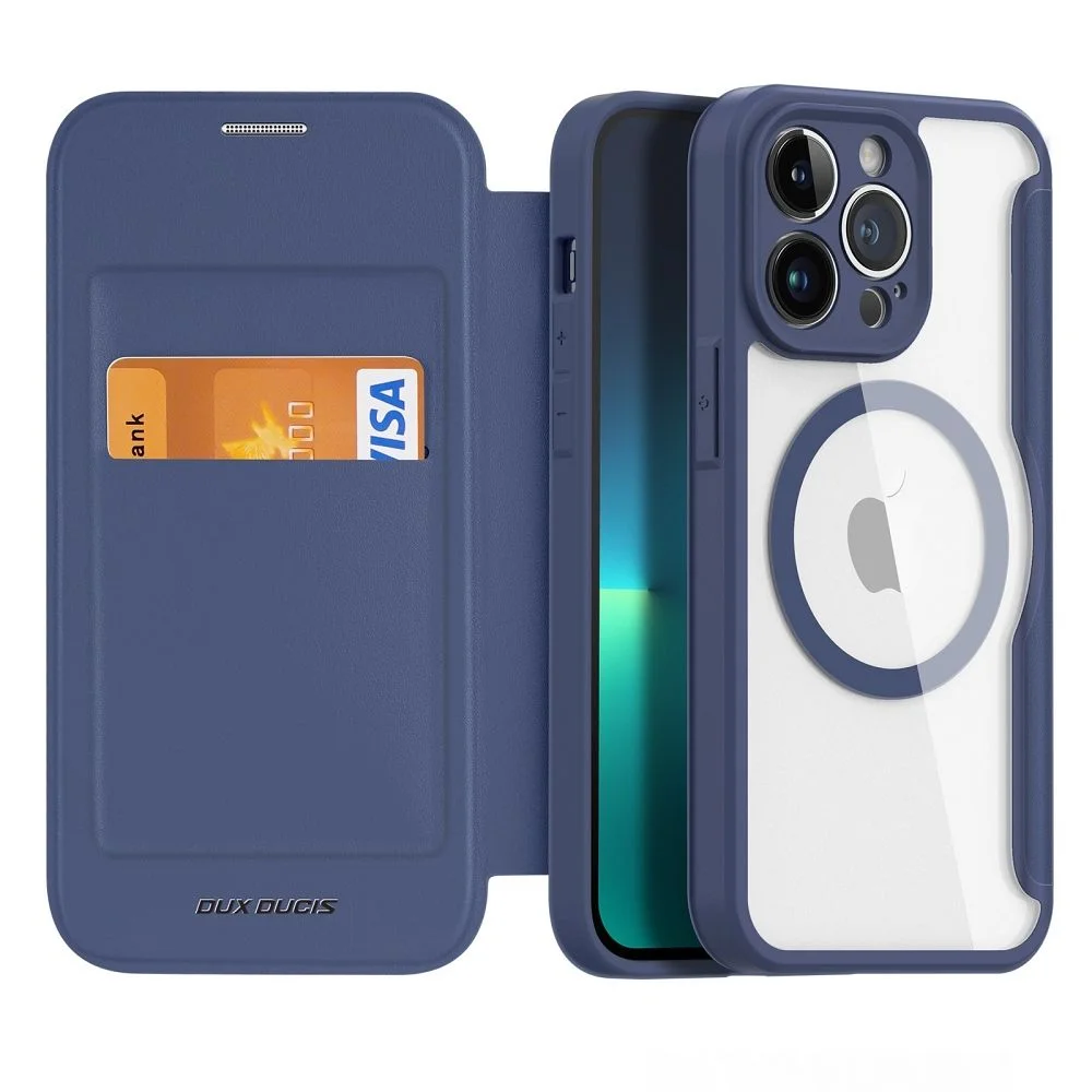 Φωτογραφία προϊόντος: DUX DUCIS Skin X Pro - Folio Case compatible with MagSafe for Apple iPhone 13 Pro Max blue