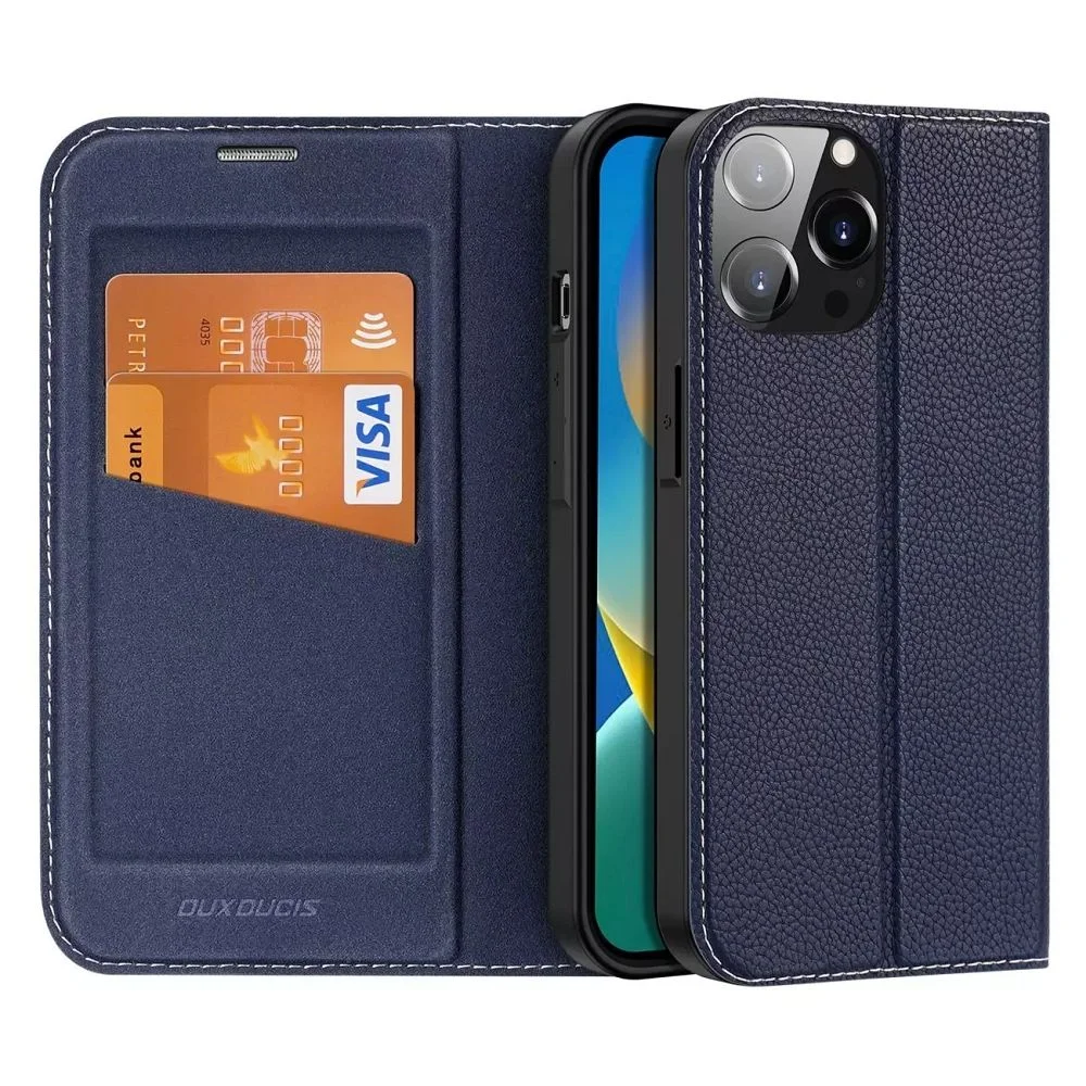 Φωτογραφία προϊόντος: DUX DUCIS Skin X2 - Magnetic Folio Case for Apple iPhone 14 Pro Max blue