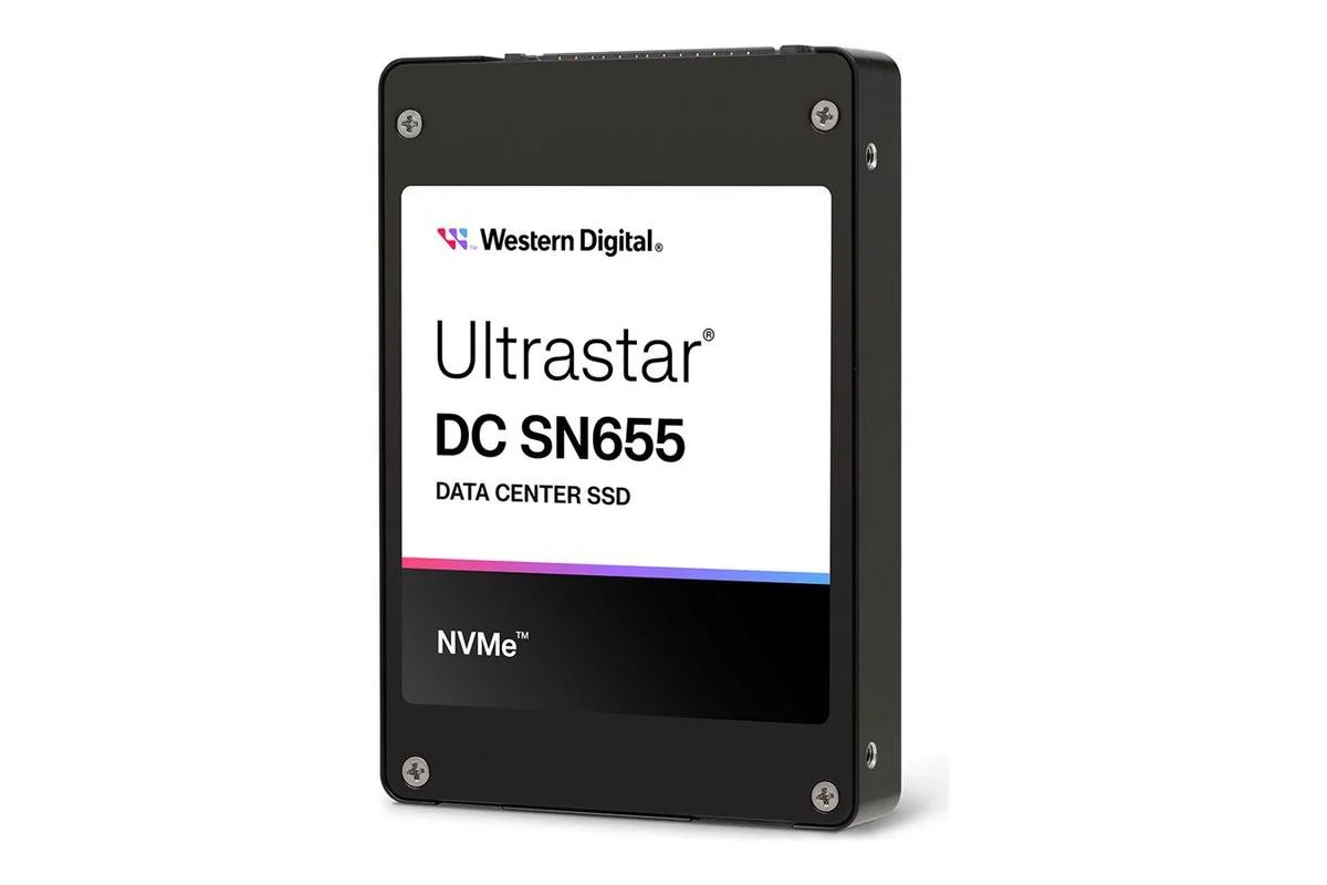 Φωτογραφία προϊόντος: Western Digital WD 2.5" SSD ULTRASTAR SN655 3.84TB (PCIe 4.0/NVMe)(Di)