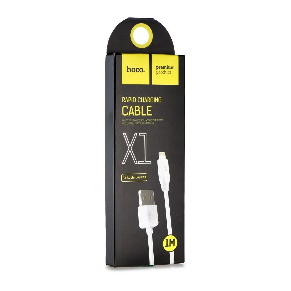 Φωτογραφία προϊόντος: HOCO cable USB A to Lightning 2,1A X1 1 m white
