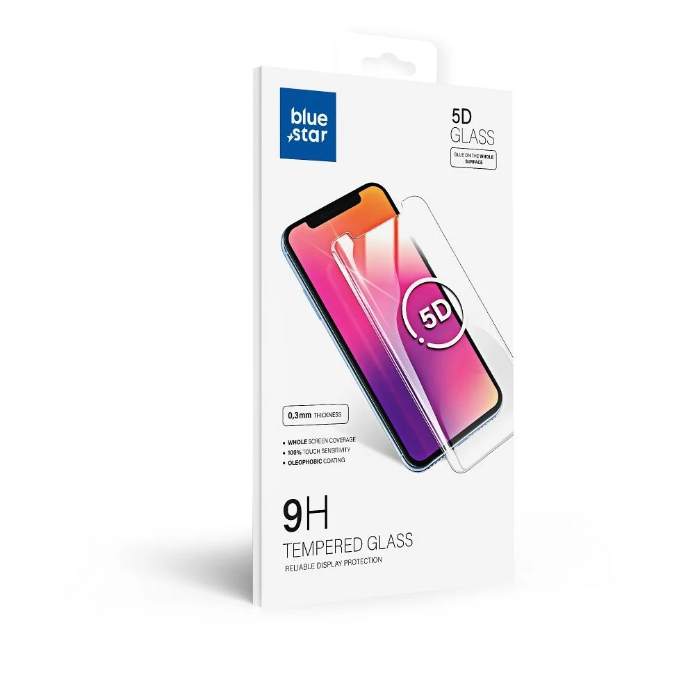 Φωτογραφία προϊόντος: Tempered Glass Blue Star - Samsung A25 5G Full Face (full glue with frame/small size) - black Tempered Glass Blue Star
