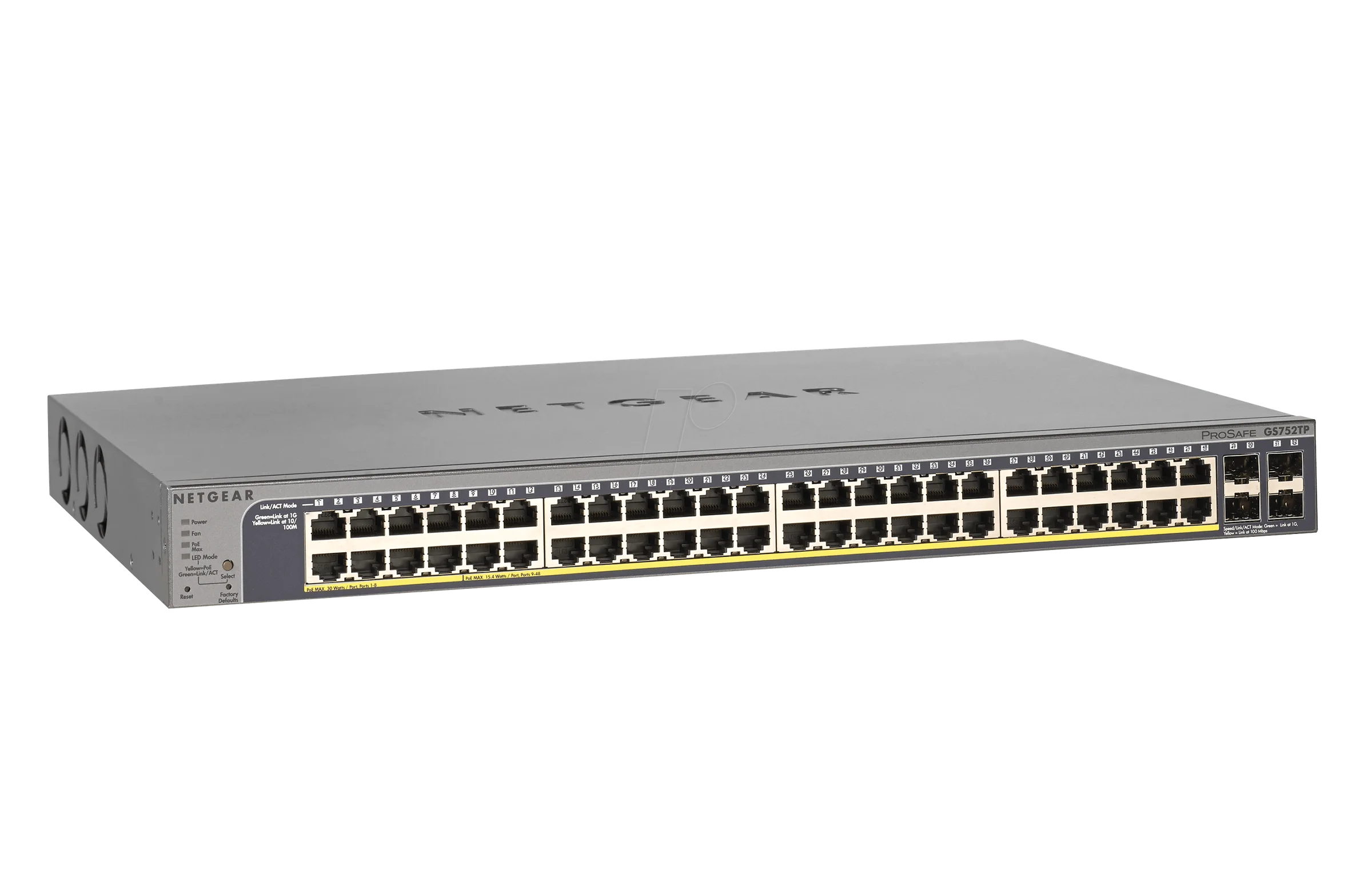 Φωτογραφία προϊόντος: Netgear 52Port Switch 10/100/1000 GS752TP