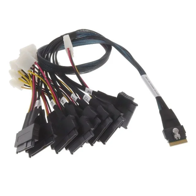 Φωτογραφία προϊόντος: Microchip Adaptec Kabel SFF8654 -> SFF8639 8xU.3 intern 0.8m SlimSAS - 8SFF-8639 ×1 U.3 tri-mode SAS/SATA/NVMe