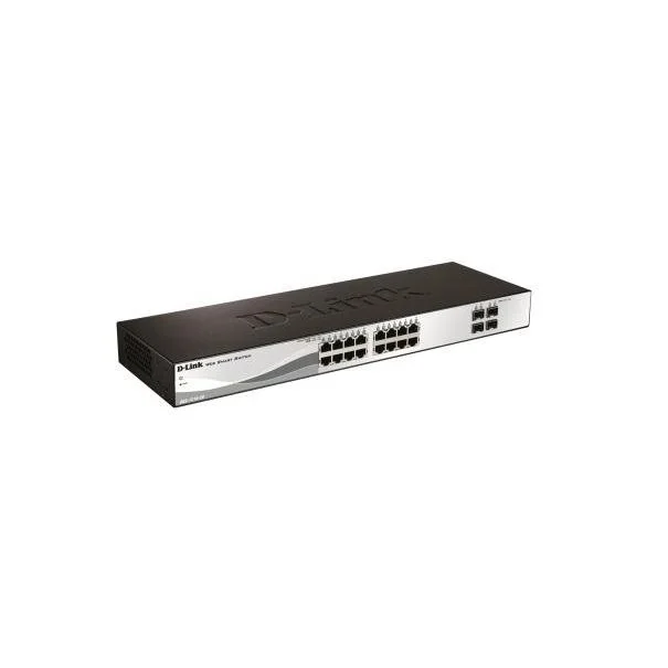 Φωτογραφία προϊόντος: D-Link Switch DGS-1210-20/E 16xGBit/4xSFP 19" Managed