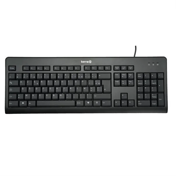 Φωτογραφία προϊόντος: WORTMANN AG TERRA Keyboard 1500 Corded [FR] USB black/noir Copilot AZERTY, 105 Tasten, kabelgebunden, 1,80m