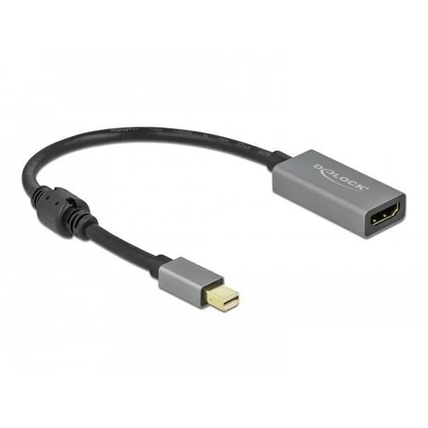 Φωτογραφία προϊόντος: Delock Adapter mini DisplayPort 1.4 zu HDMI Adapter 4K 60 Hz St/Bu