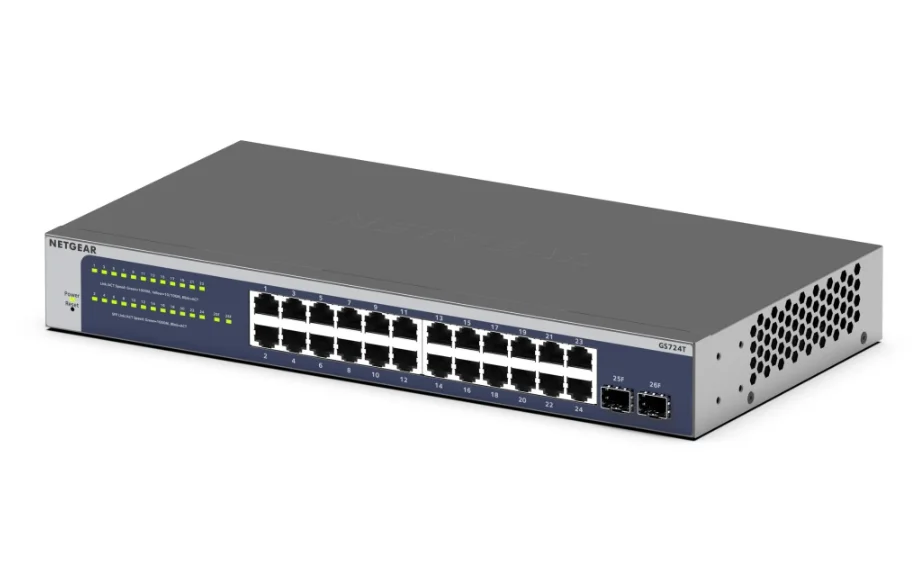 Φωτογραφία προϊόντος: Y Netgear 24Port Switch 10/100/1000 GS724T