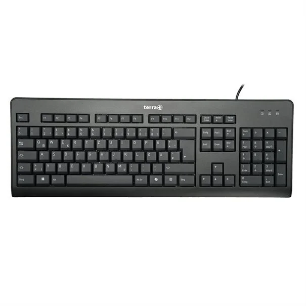 Φωτογραφία προϊόντος: WORTMANN AG TERRA Keyboard 1500 Corded [DE] USB black Copilot QWERTZ, 105 Tasten, kabelgebunden, 1,80m