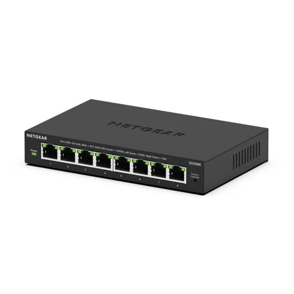 Φωτογραφία προϊόντος: Netgear 8Port Switch 10/100/1000 GS308E GS308E-400EUS