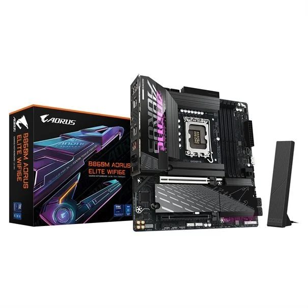 Φωτογραφία προϊόντος: Gigabyte GIGA B860M AORUS ELITE WIFI6E S1851/DDR5/µATX