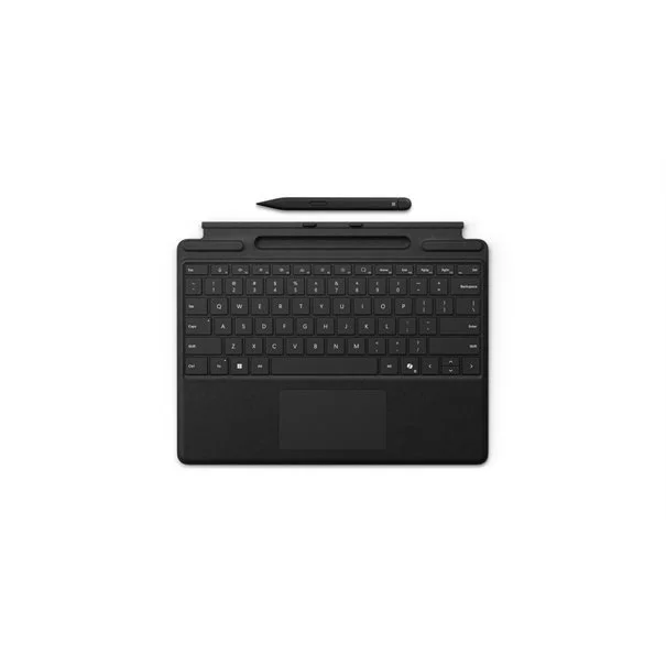 Φωτογραφία προϊόντος: Microsoft Surface Pro Keyboard [DE/AT] Schwarz + Slim Pen 2 Schwarz mit Copilot Button