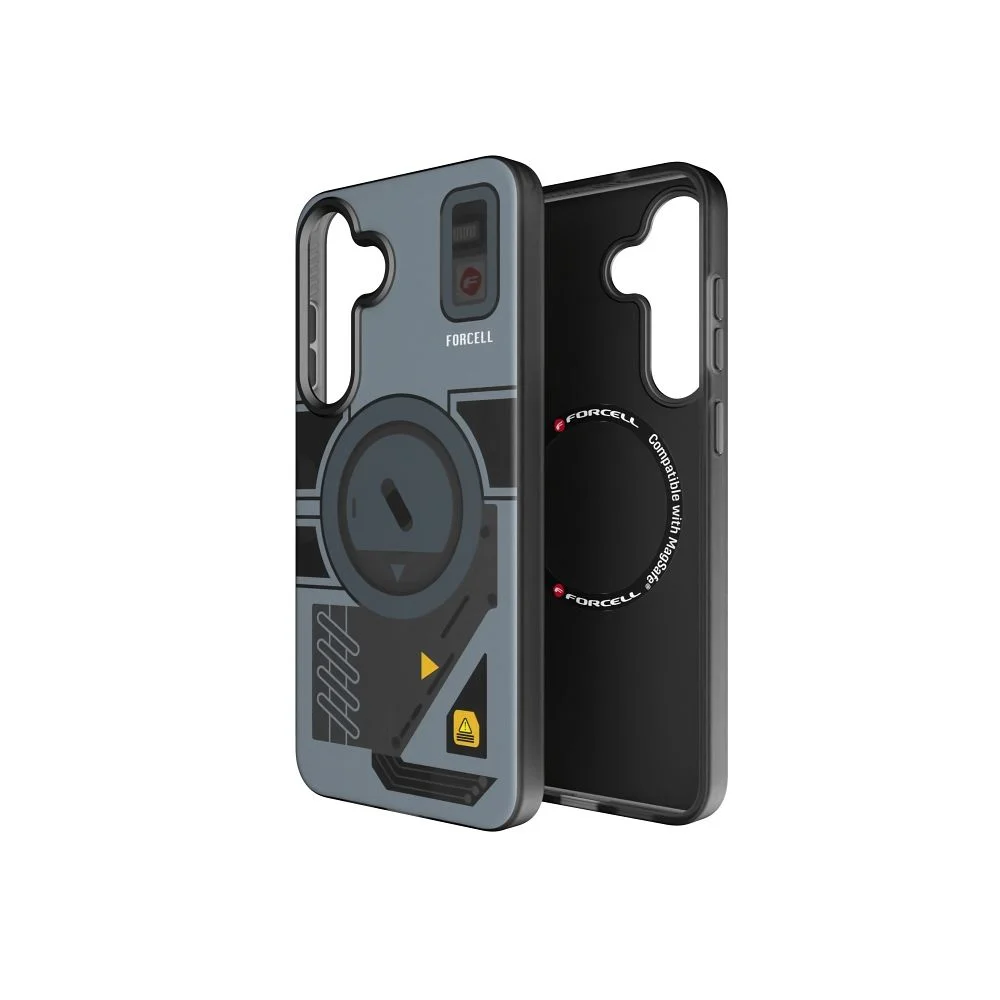 Φωτογραφία προϊόντος: FORCELL F-PROTECT Levels with Dual Layer 4D technology, Military Drop-Test compatible with MagSafe for SAMSUNG S25 PLUS cyber grey