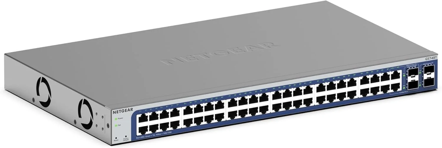 Φωτογραφία προϊόντος: Netgear 48Port Switch 10/100/1000 GS748T