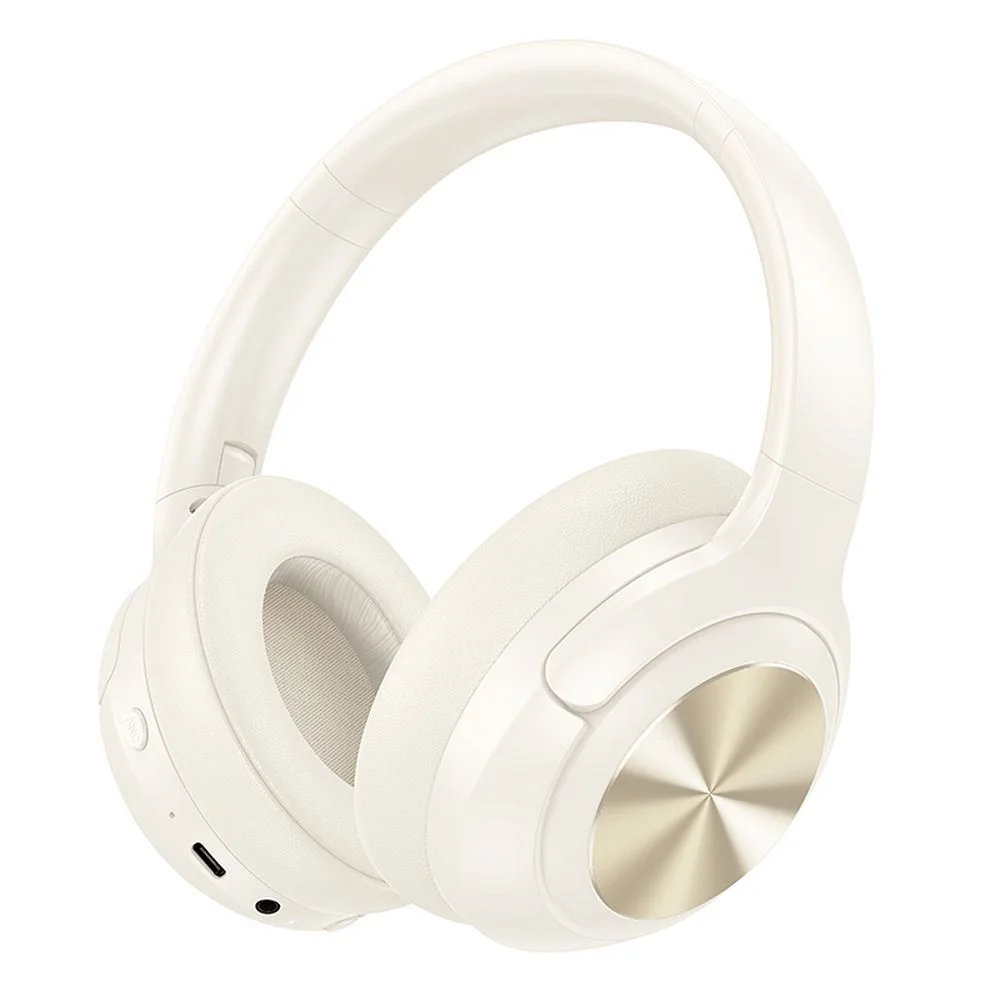 Φωτογραφία προϊόντος: HOCO wireless headphones bluetooth ANC W54 milky white