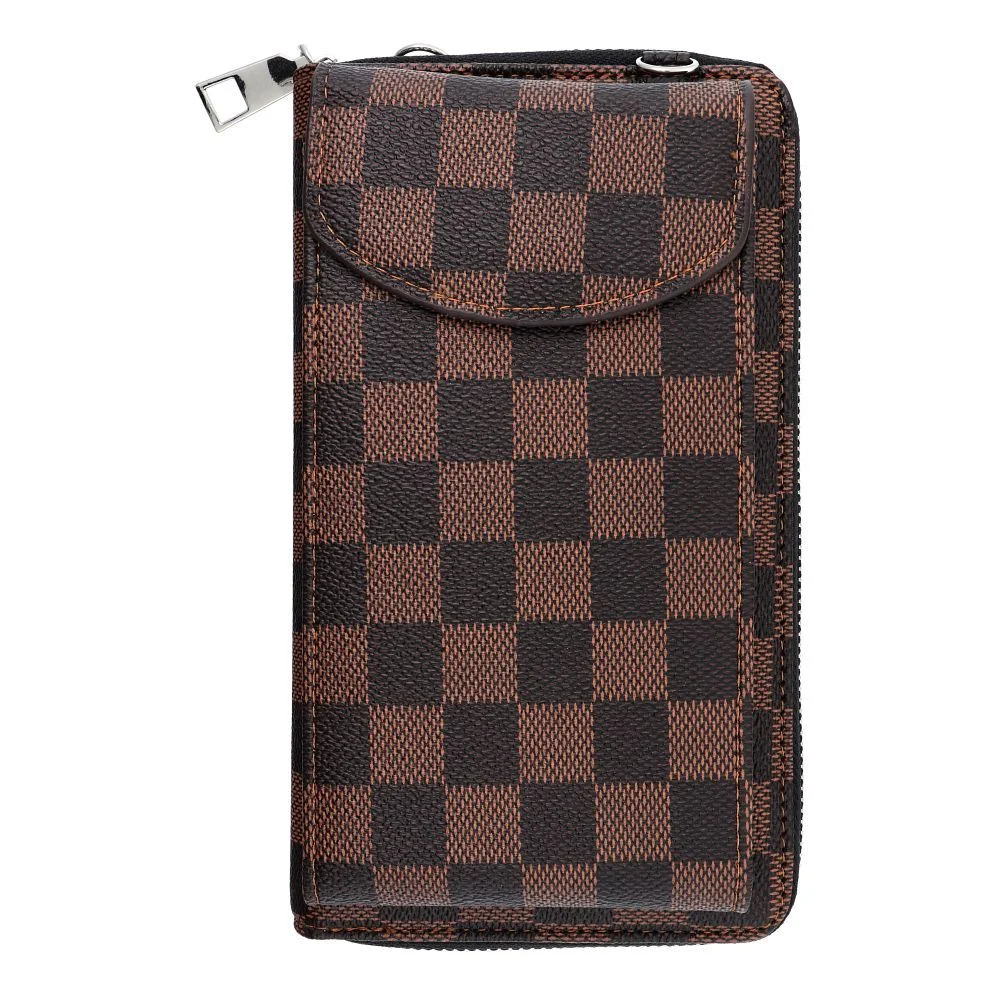 Φωτογραφία προϊόντος: Stylish bag for mobile phone chocolate check
