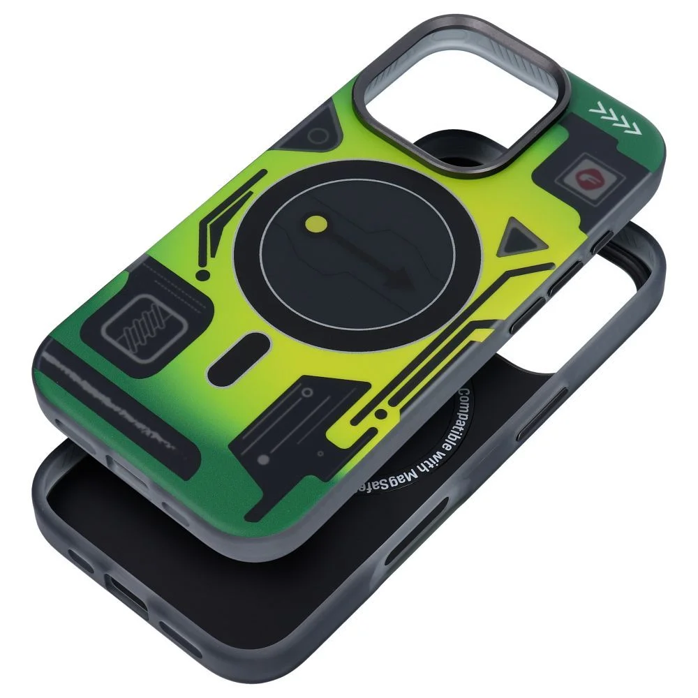 Φωτογραφία προϊόντος: FORCELL F-PROTECT Levels with Dual Layer 4D technology, Military Drop-Test compatible with MagSafe for IPHONE 16 PRO cyber green