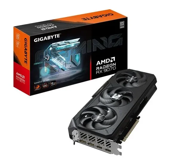 Φωτογραφία προϊόντος: Gigabyte GIGA VGA 16GB Radeon RX9070 GAMING OC-16GD 2xDP/2xHDMI GV-R9070GAMING OC-16GD
