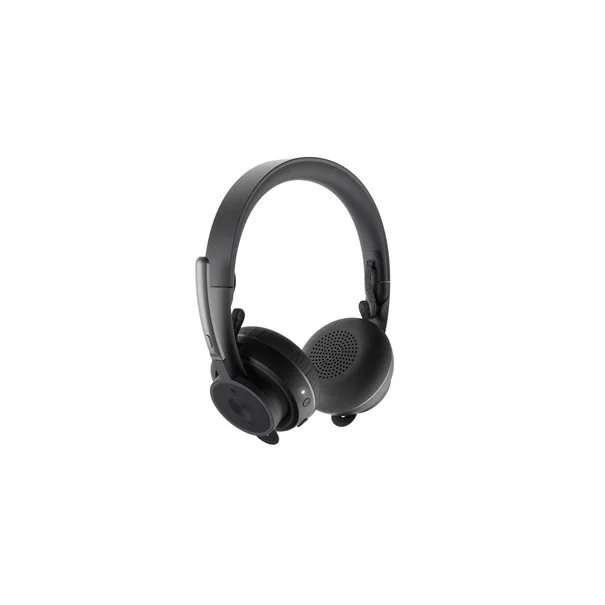 Φωτογραφία προϊόντος: Logitech Headset Zone Wireless (UC version) ANC 2.0 USB BT graphite +++ USB-A-Empfänger, USB-C-Adapter, Bluetooth 5.0