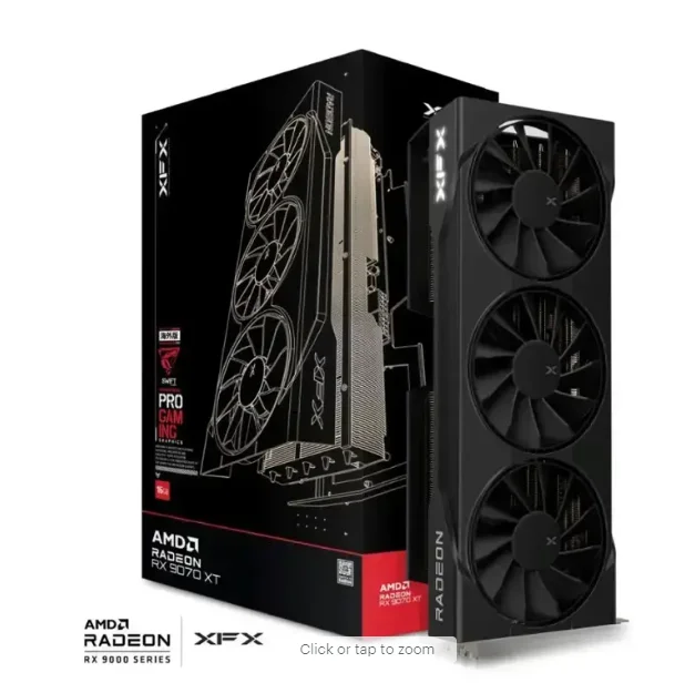 Φωτογραφία προϊόντος: XFX VGA 16GB RADEON RX9070XT SWIFT OC Gaming 3xDP/1xHDMI SWIFT AMD Radeon RX 9070XT OC Gaming Edition