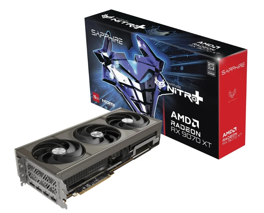 Φωτογραφία προϊόντος: Sapphire VGA 16GB RX9070XT NITRO+ GAMING OC 2xHDMI/2xDP NITRO+ AMD RADEON RX 9070 XT GAMING OC 16GB