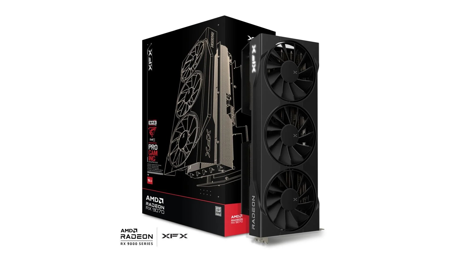 Φωτογραφία προϊόντος: XFX VGA 16GB RADEON RX9070 SWIFT OC Gaming 3xDP/1xHDMI SWIFT AMD Radeon RX 9070 OC Gaming Edition