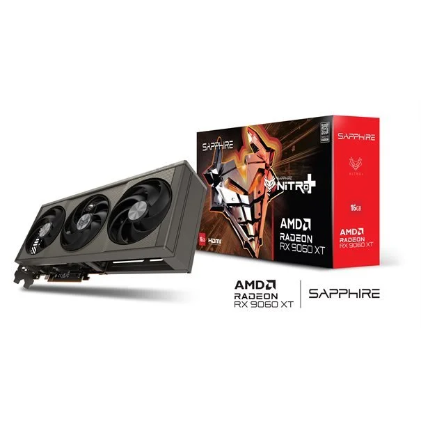 Φωτογραφία προϊόντος: Sapphire VGA 16GB RX9060XT NITRO+ GAMING OC 2xHDMI/2xDP NITRO+ AMD RADEON RX 9060 XT GAMING OC 16GB