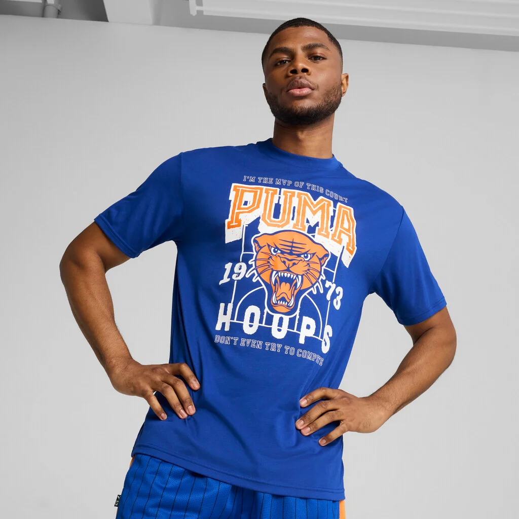 Φωτογραφία προϊόντος: PUMA RIVAL RAGE BASKETBALL TEE - ΜΠΛΕ