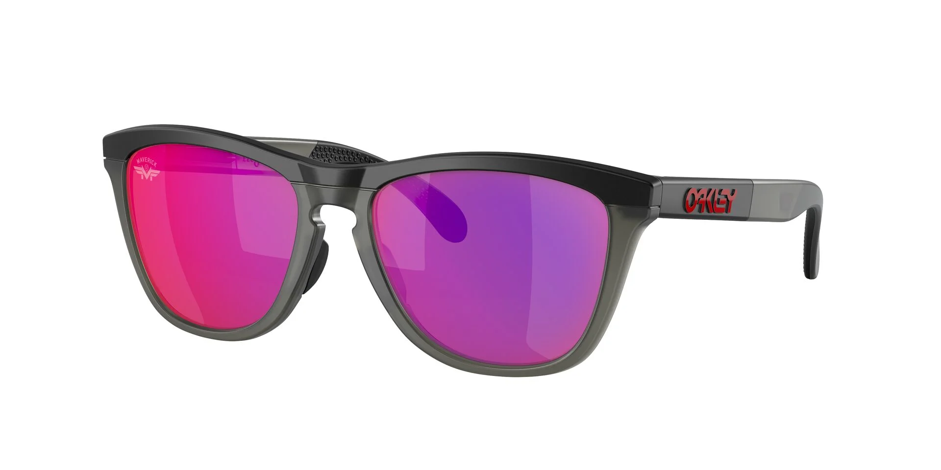 Φωτογραφία προϊόντος: Γυαλιά Ηλίου Oakley Frogskins Ανδρικά κοκκάλινα μαύρα με μωβ καθρέπτη φακό prizm 9284 1355 55mm