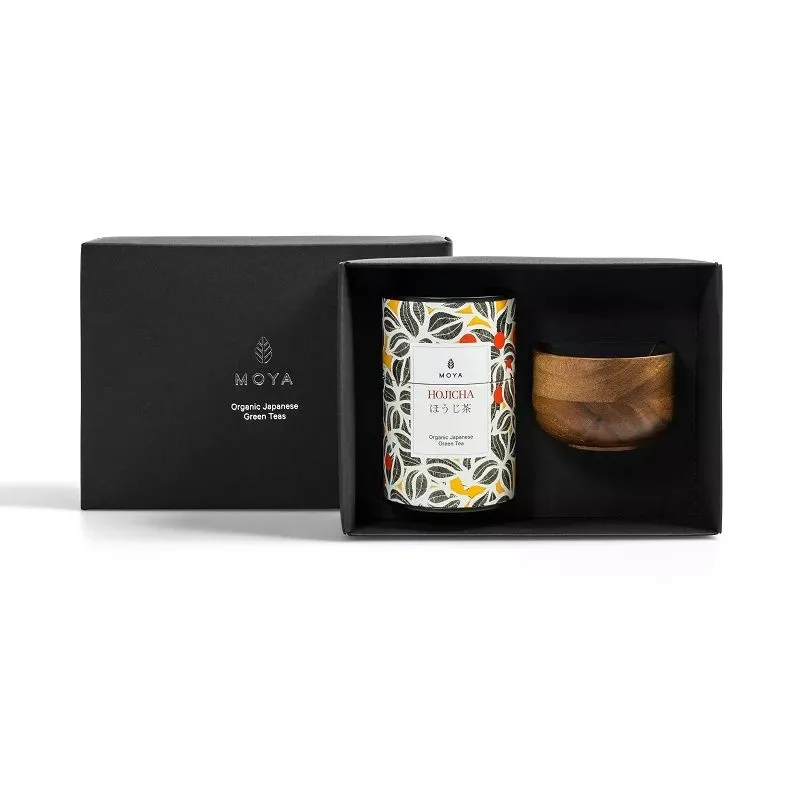 Φωτογραφία προϊόντος: Σετ τσαγιού Moya Hojicha 60g & φλυτζάνι Collage 8.5x 5.8cm