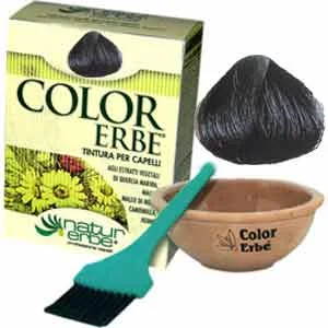Φωτογραφία προϊόντος: Color Erbe Φυτική Βαφή Μαλλιών 01 Μαύρο 60ML