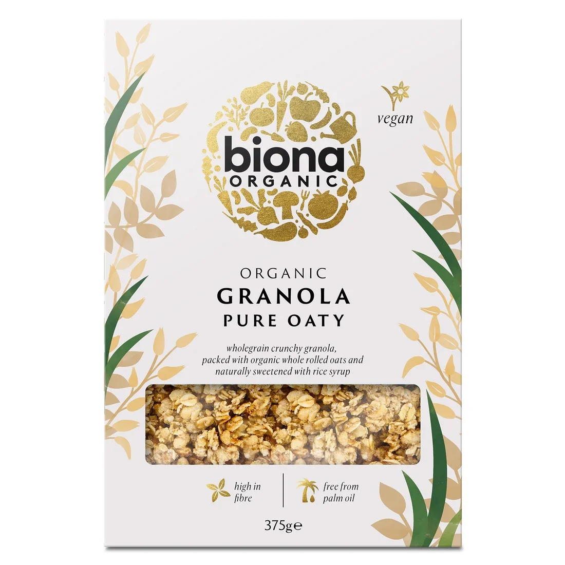 Φωτογραφία προϊόντος: Granola βρώμης χωρίς ζάχαρη Biona 375g