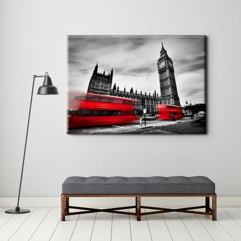 Φωτογραφία προϊόντος: Πίνακας Σε Καμβά - Foggy Overview London